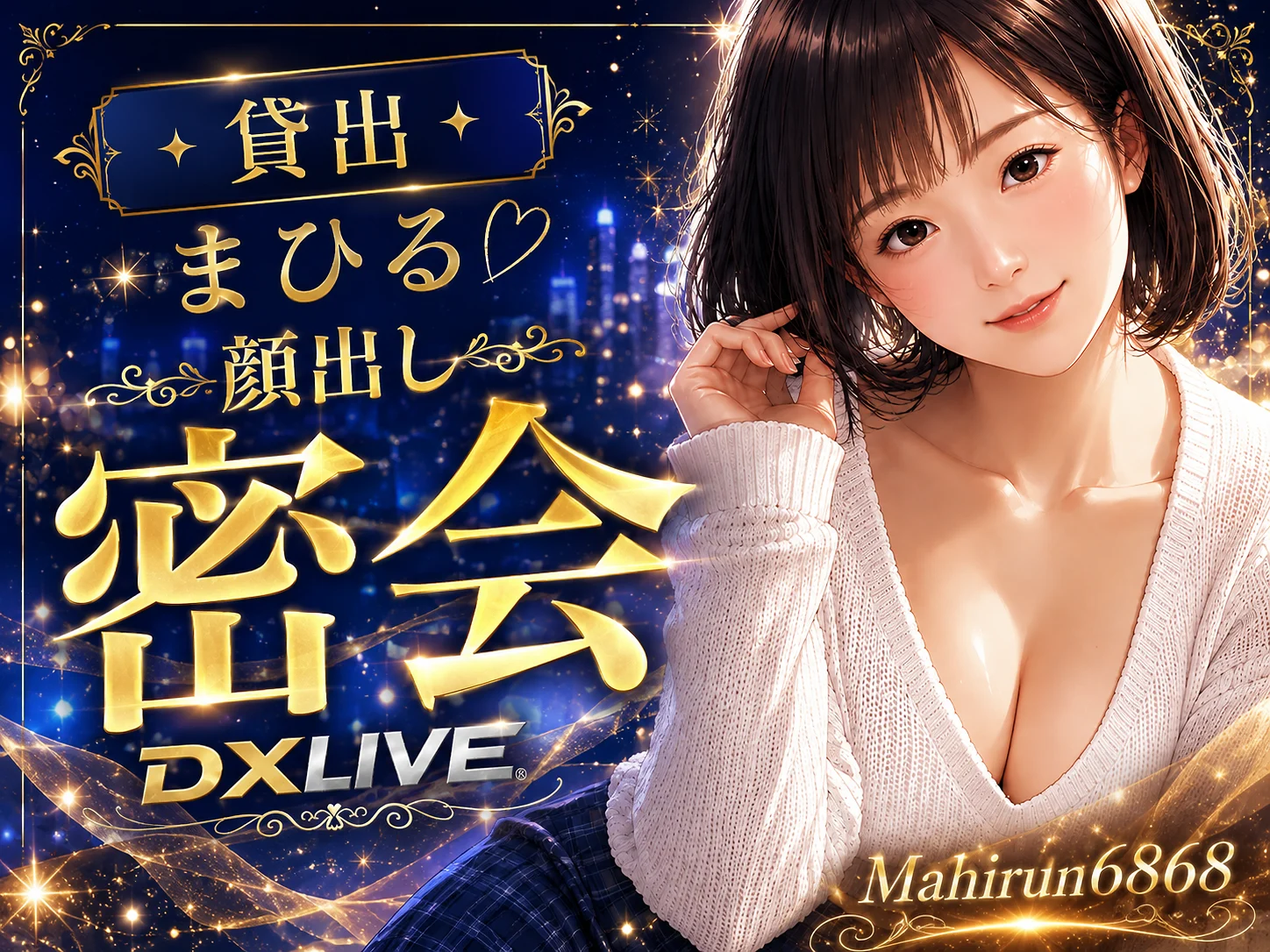 限定顔出し密会チャット6月26日（金）23時00分～